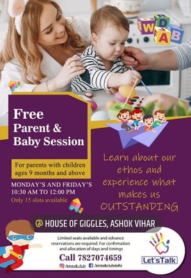Lets Talk-Free Parent & Baby Session
