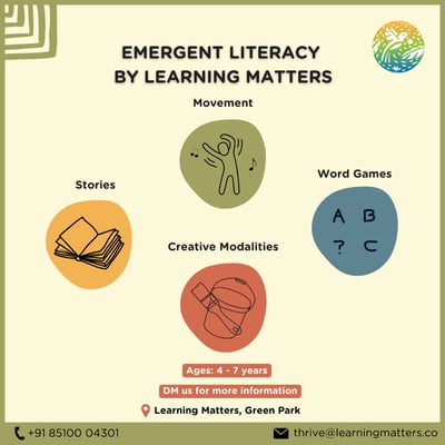 Learning Matters-EMERGENT LITERACY