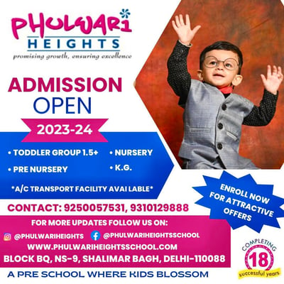 Phulcari Heights-Admission Open