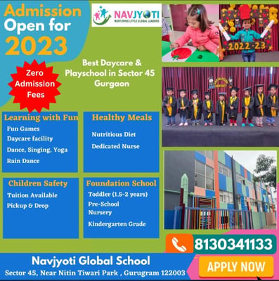 Navjyoti Global Foundation School-Admission Open