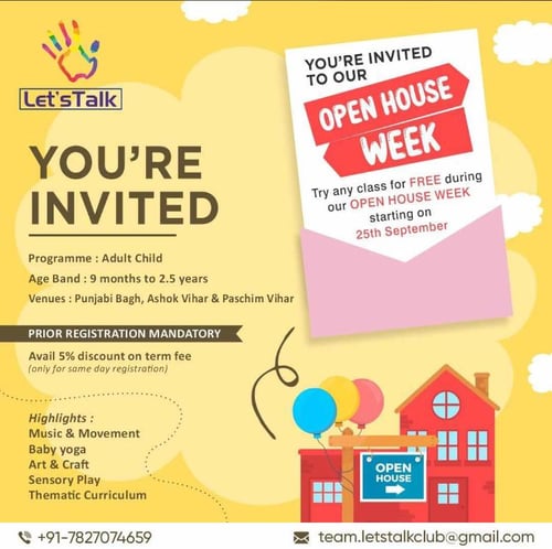 Lets Talk-Open House Week