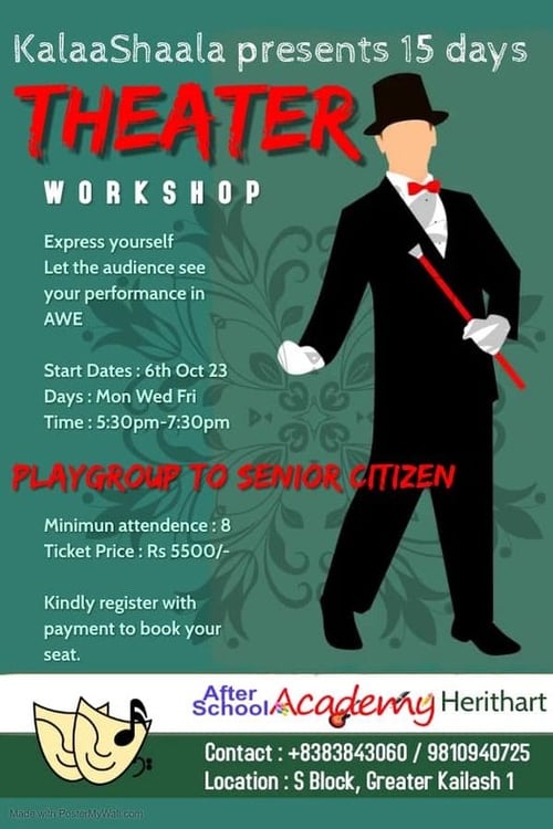 After School Academy-KalaaShaala THEATER WORKSHOP