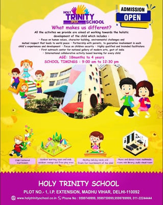 Holy Trinity School-Admission Open