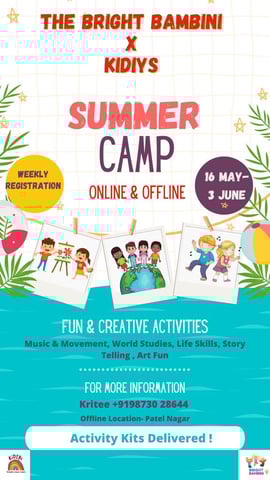 The Bright Bambini & KIDIYS Summer Camp