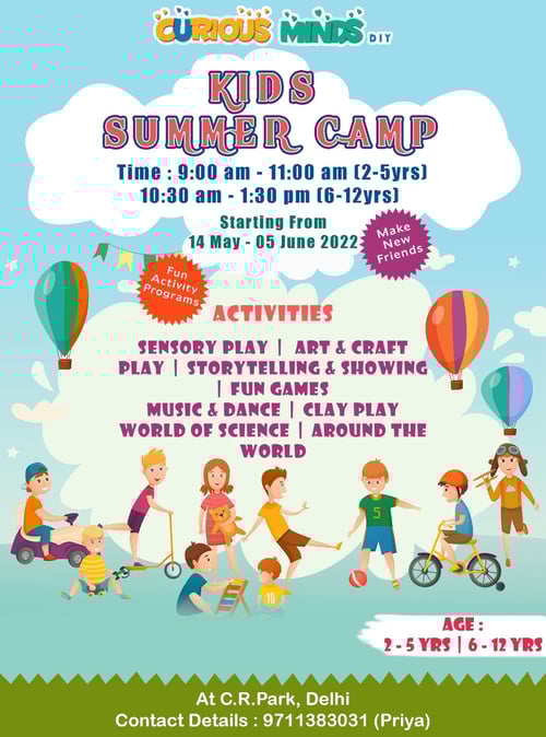 Curious Minds DIY Summer Camp