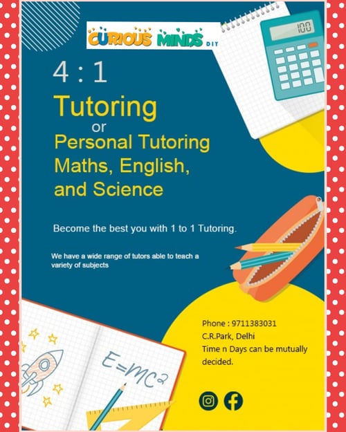 Curious Minds DIY - Tutions