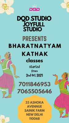 DQD Studios-BHARATNATYAM KATHAK classes
