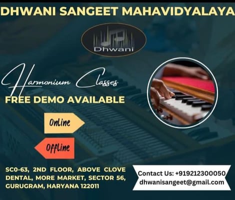 Dhwani Sangeet Mahavidyalaya-Harmonium Classes