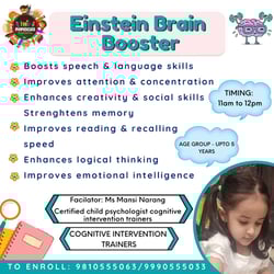 The Popsicles-Einstein Brain Booster