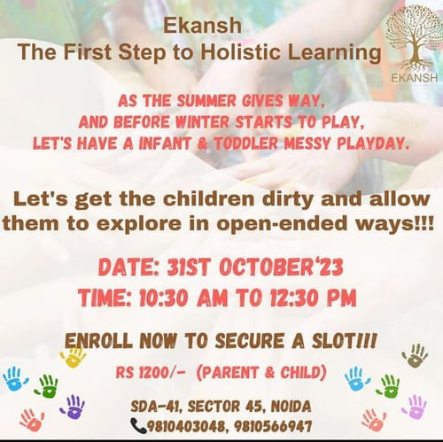 Ekansh-INFANT & TODDLER MESSY PLAYDAY