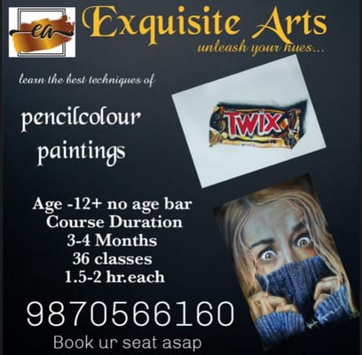Exquisite Arts-pencilcolour paintings Course