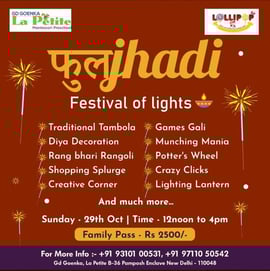 GD Goenka La Petite-Fuljhadi Festival of lights