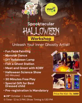 2 Little Monkeyz-Spooktacular HALLOWEEN Workshop