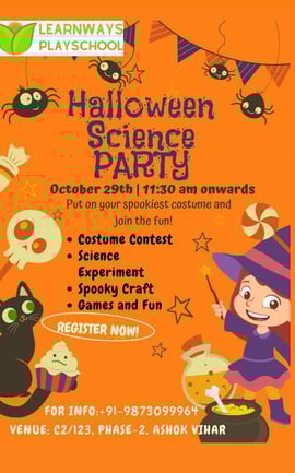Learnways Playschool-Halloween Science PARTY
