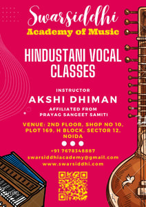 Swarsiddhi Academy of Music-HINDUSTANI VOCAL CLASSES