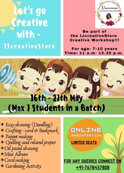 IJ Creative Store - Summer Workshop