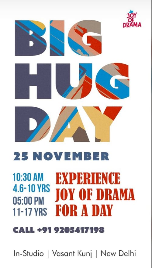 Joy Of Drama-BIG HUG DAY
