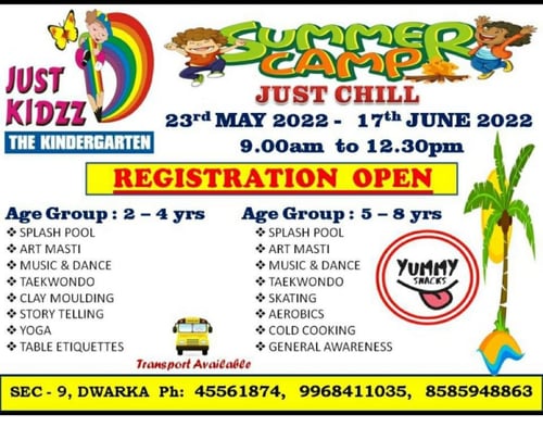 Summer Camp - Just Chill (2-4yrs)