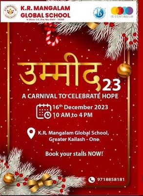 K.R Mangalam-Christmas Carnival