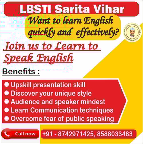 Lal Bahadur Shastri Training Institute ( LBSTI )-Speak English