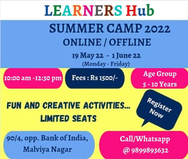 Learners Hub - Summer Camp 2022