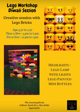 The Learning Brush-Lego Workshop Diwali Session