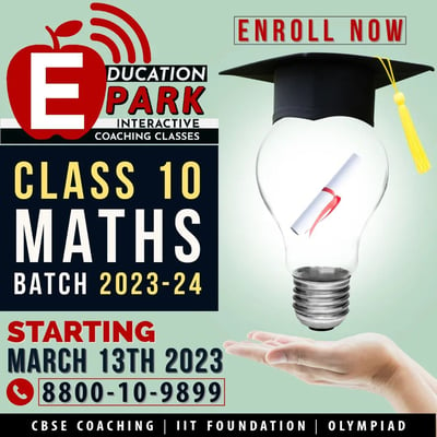 Education Park-Maths 10 Class Batch