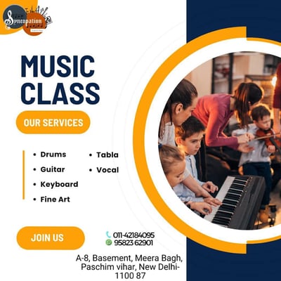 Syncopation school of music-Music Class