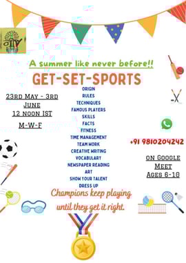 Neev Get Set Sports - Summer Camp