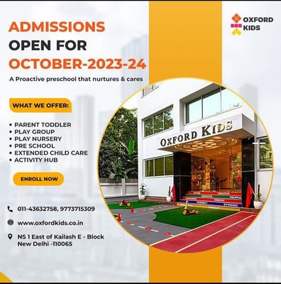 Oxford Kids-Admissions Open
