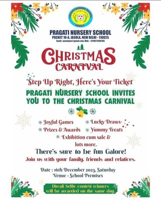 Pragati Nursery School-Christmas Carnival