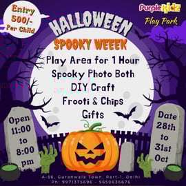 Purple Kidz-Halloween Spooky Week