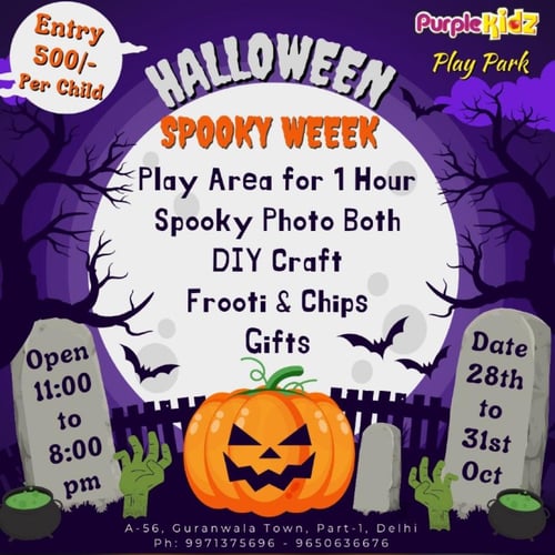 Purple Kidz-Halloween Spooky Week