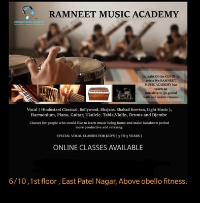RAMNEET MUSIC ACADEMY-Music Classes