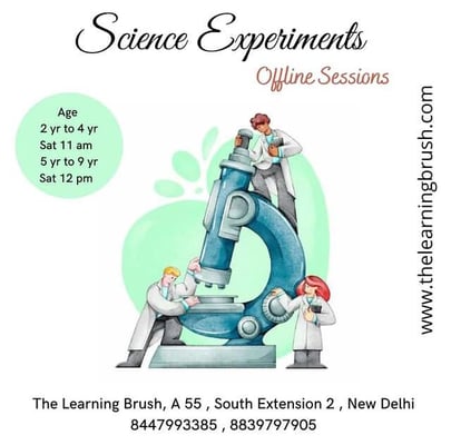 The Learning BRUSH-Science Experiments Offline Sessions