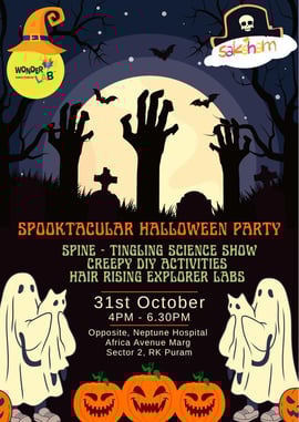 WonderLab & Saksham-SPOOKTACULAR HALLOWEEN PARTY