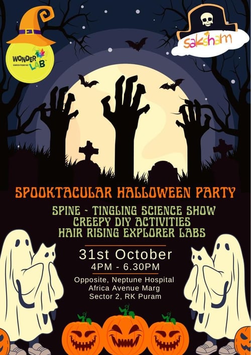 WonderLab & Saksham-SPOOKTACULAR HALLOWEEN PARTY