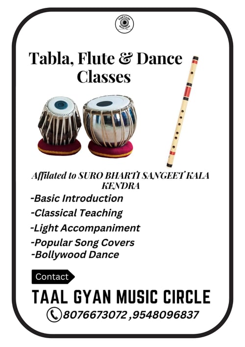 Taal Gyan Music Circle-Tabla Flute & Dance Classes