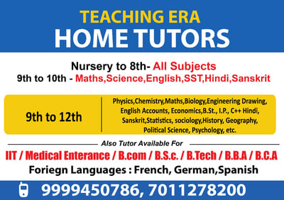 TEACHING ERA HOME TUTORS-Home Tuitions