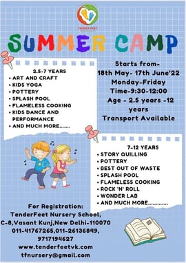 Tender Feet - Summer Camp