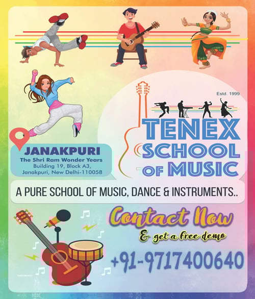Tenex School Of Music-DANCE & INSTRUMENTS Classes