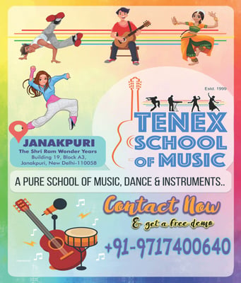 Tenex School Of Music-DANCE & INSTRUMENTS Classes