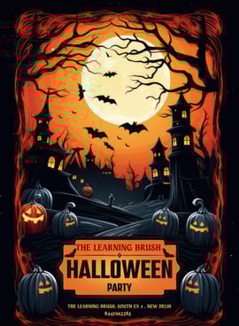 The Learning Brush-HALLOWEEN PARTY