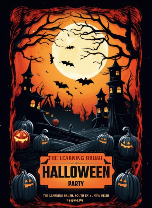 The Learning Brush-HALLOWEEN PARTY