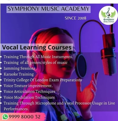 SYMPHONY MUSIC ACADEMY-Vocal Learning Courses