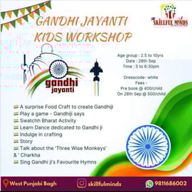 Skillful minds-GANDHIJAYANTI KIDS WORKSHOP