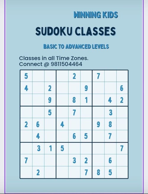 Winning Kids-SUDOKU CLASSES