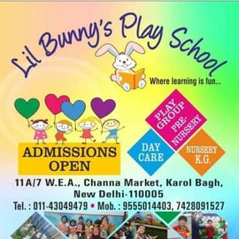 Lil Bunnys Play School and Daycare-Admissions Open