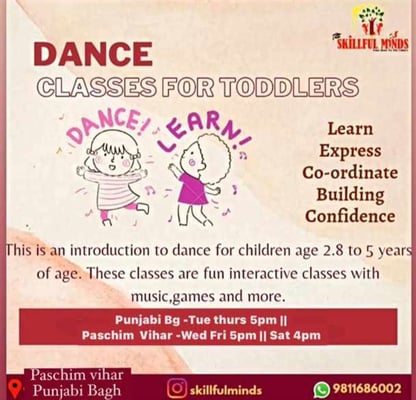 Skillful minds-DANCE CLASSES FOR TODDLERS