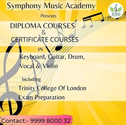 SYMPHONY MUSIC ACADEMY-DIPLOMA COURSES & CERTIFICATE COURSES